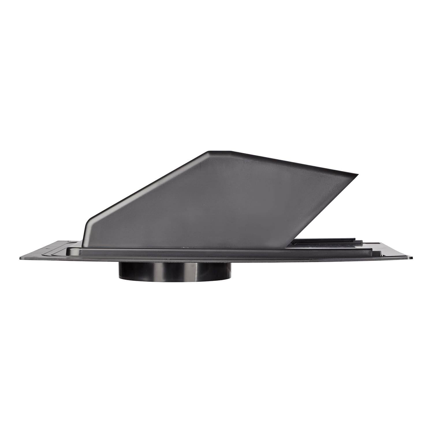 Lambro 6-In. ABS Plastic Roof Exhaust Vent with Damper, Screen, and Snap-on Collar, 356-6