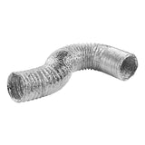 Lambro 4-In. UL 2158A Clothes Dryer Foil Flex Transition Duct, 50 Ft.