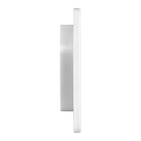 Lambro 6-In. White Plastic Fresh Air Intake Vent with Mini Louvers and Removable Screen, White, 606W-ML