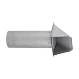 Lambro 4-In., 26-Gauge Paint-Grade Steel Wall Exhaust Hood Vent with Damper and 11-In. Pipe, EC-34400G-PG