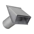 Lambro 6-In., 26-Gauge Paint-Grade Steel Wall Exhaust Hood Vent with Damper and 11-In. Pipe, EC-3460G-11-PG