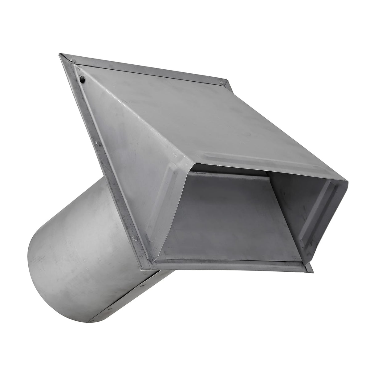 Lambro 6-In., 26-Gauge Paint-Grade Steel Wall Exhaust Hood Vent with Damper and 11-In. Pipe, EC-3460G-11-PG
