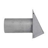 Lambro 6-In. 26-Gauge Paint-Grade Steel Fresh Air Intake Vent with Wire Mesh Screen and 11-In. Pipe, EC-3460GNDMS-11-PG