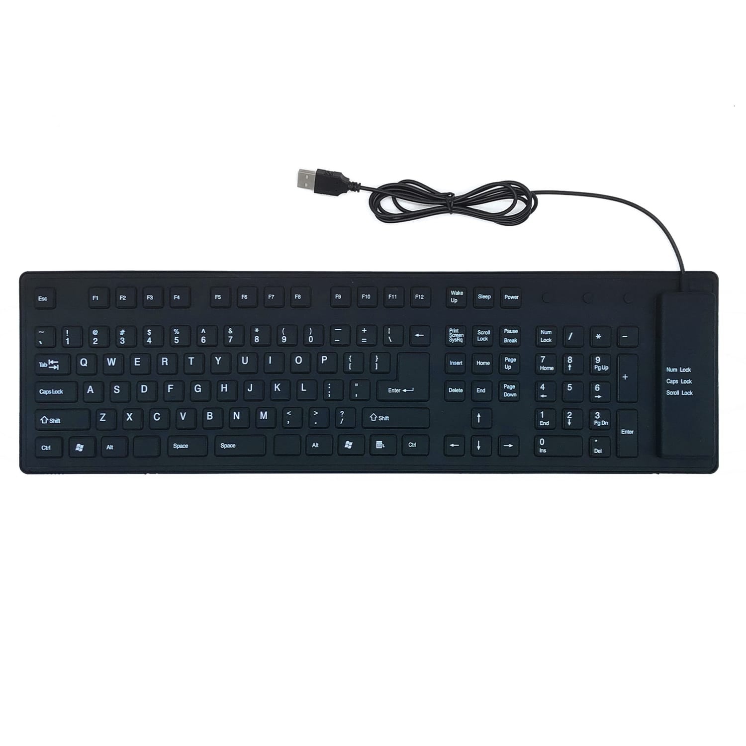 Ciao Tech USB-Powered Computer Roll-up Full Keyboard