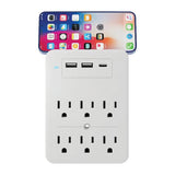 Ciao Tech 6-AC Outlet 3-USB Port 300-Joules Surge Protector Wall Tap, CPA5V00-072