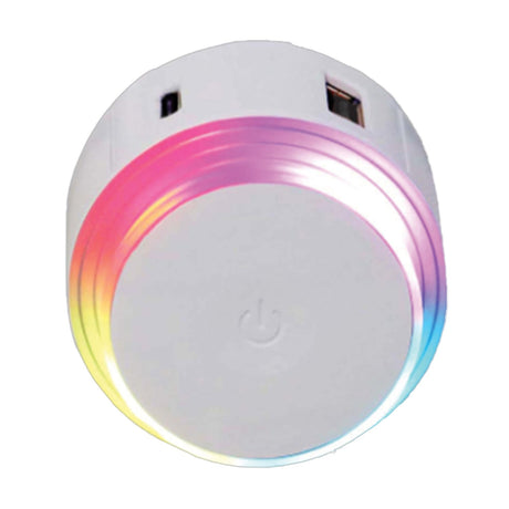 Ciao Tech USB-A and USB-C Port Wall Charger with RGB Lighting