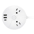 Ciao Tech 2-AC Outlet 3-USB Port 300 Joules Surge Protector Power Strip, 5-Ft. Cord with Straight Plug, CPAT500-050