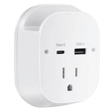 Ciao Tech 2-AC Outlet and 2-USB Port 540-Joules Travel Charger Surge Protector Wall Tap, CPATT00-071