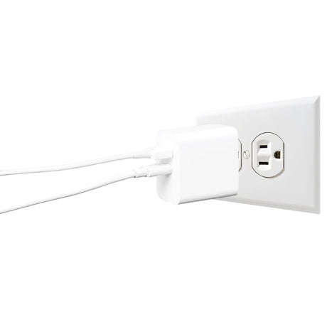 Ciao Tech 15-Watt 5.4-Amp 2-in-1 Home Charging Combo of AC Wall Charger with USB-C Cable