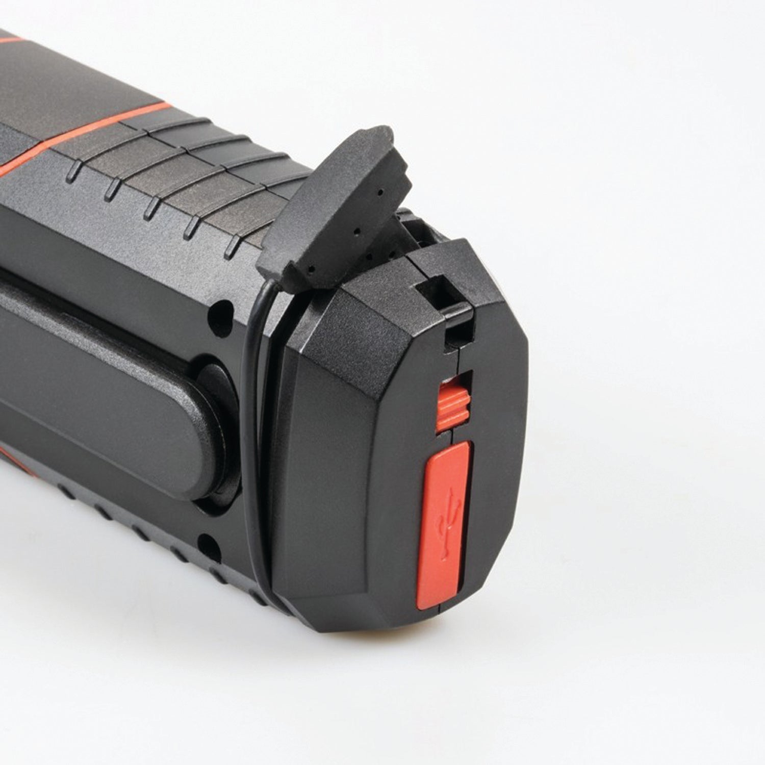 LifeGear 100-Lumen Stormproof USB Crank Flashlight and Radio