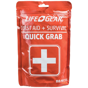 LifeGear 88-Piece Quick Grab First Aid and Survival Kit