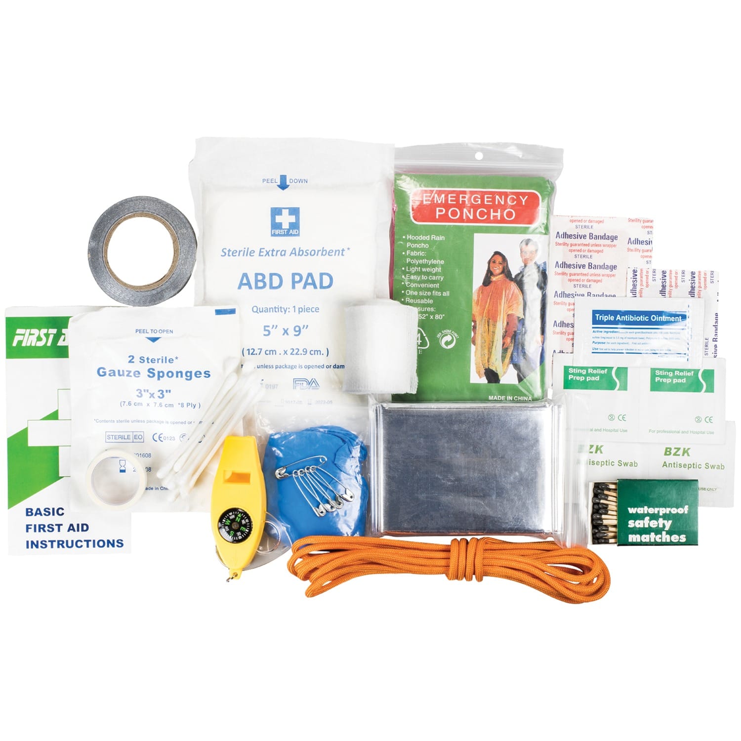LifeGear 88-Piece Quick Grab First Aid and Survival Kit