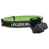 LifeGear Adventure 300-Lumen Rechargeable Headlamp