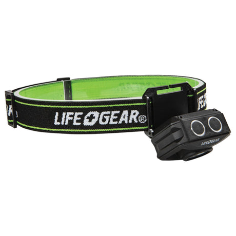 LifeGear Adventure 300-Lumen Rechargeable Headlamp
