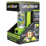 LifeGear 2200-Lumen USB Rechargeable Lantern and Power Bank