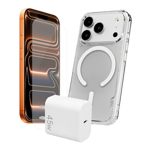 TUFF8 iPhone 18 Pro Cellphone 3-in-1 Mag-Safe-Compatible Starter Pack for Basic Protection