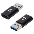 LBT USB-C to USB-A Adapter, USB 3.0, 2 Pack