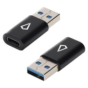 LBT USB-C to USB-A Adapter, USB 3.0, 2 Pack