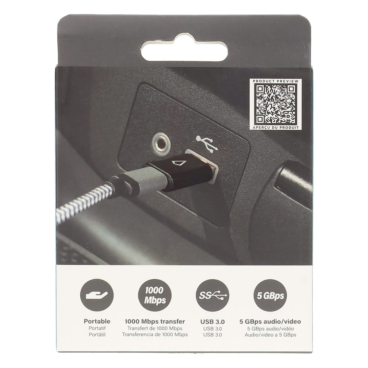 LBT USB-C to USB-A Adapter, USB 3.0, 2 Pack