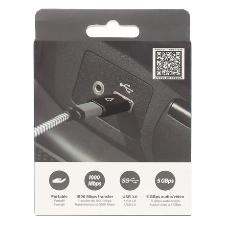 LBT USB-C to USB-A Adapter, USB 3.0, 2 Pack