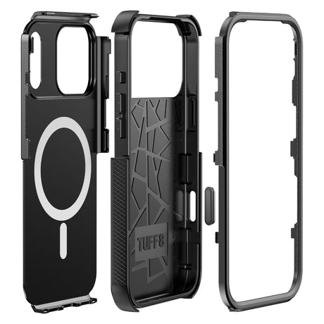 TUFF8 iPhone 18 Pro Max/17 Pro Max Impact+ Triple-Layer Rugged Case, MagSafe Compatible