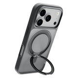 TUFF8 iPhone 18 Pro/17 Pro Glide360 Case, MagSafe Compatible, Smoke Black