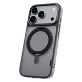 TUFF8 iPhone 18 Pro/17 Pro Glide360 Case, MagSafe Compatible, Smoke Black