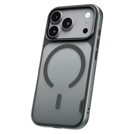 TUFF8 iPhone 18 Pro/17 Pro GlideGuard Case, MagSafe Compatible, Smoke Black