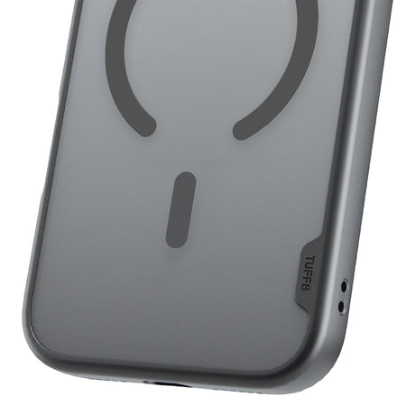 TUFF8 iPhone 18 Pro Max/17 Pro Max GlideGuard Case, MagSafe Compatible, Smoke Black