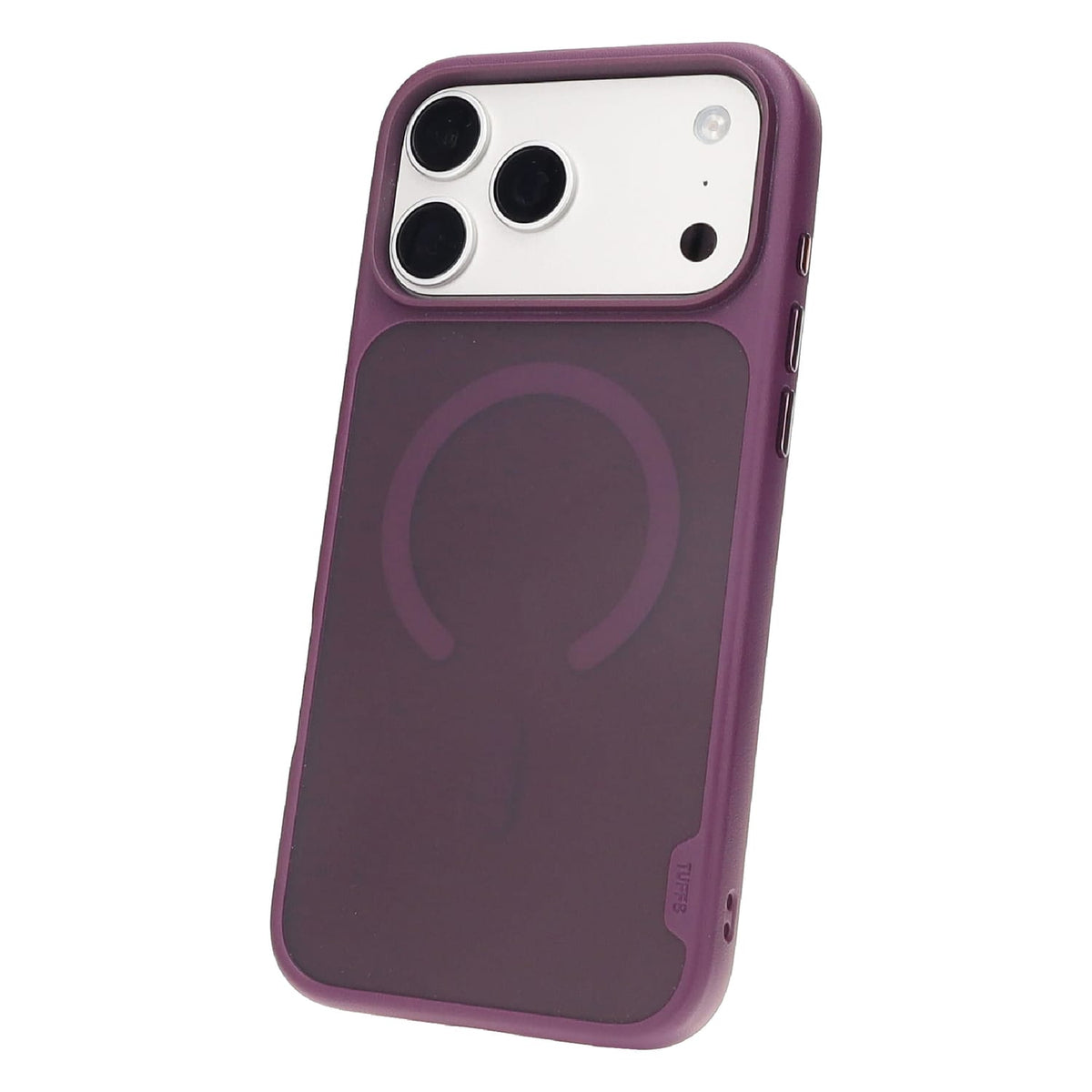 TUFF8 iPhone 18 Pro Max/17 Pro Max GlideGuard Case, MagSafe Compatible, Dark Cherry