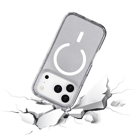 TUFF8 iPhone 18 Pro/17 Pro Glitz Clear Case, MagSafe Compatible
