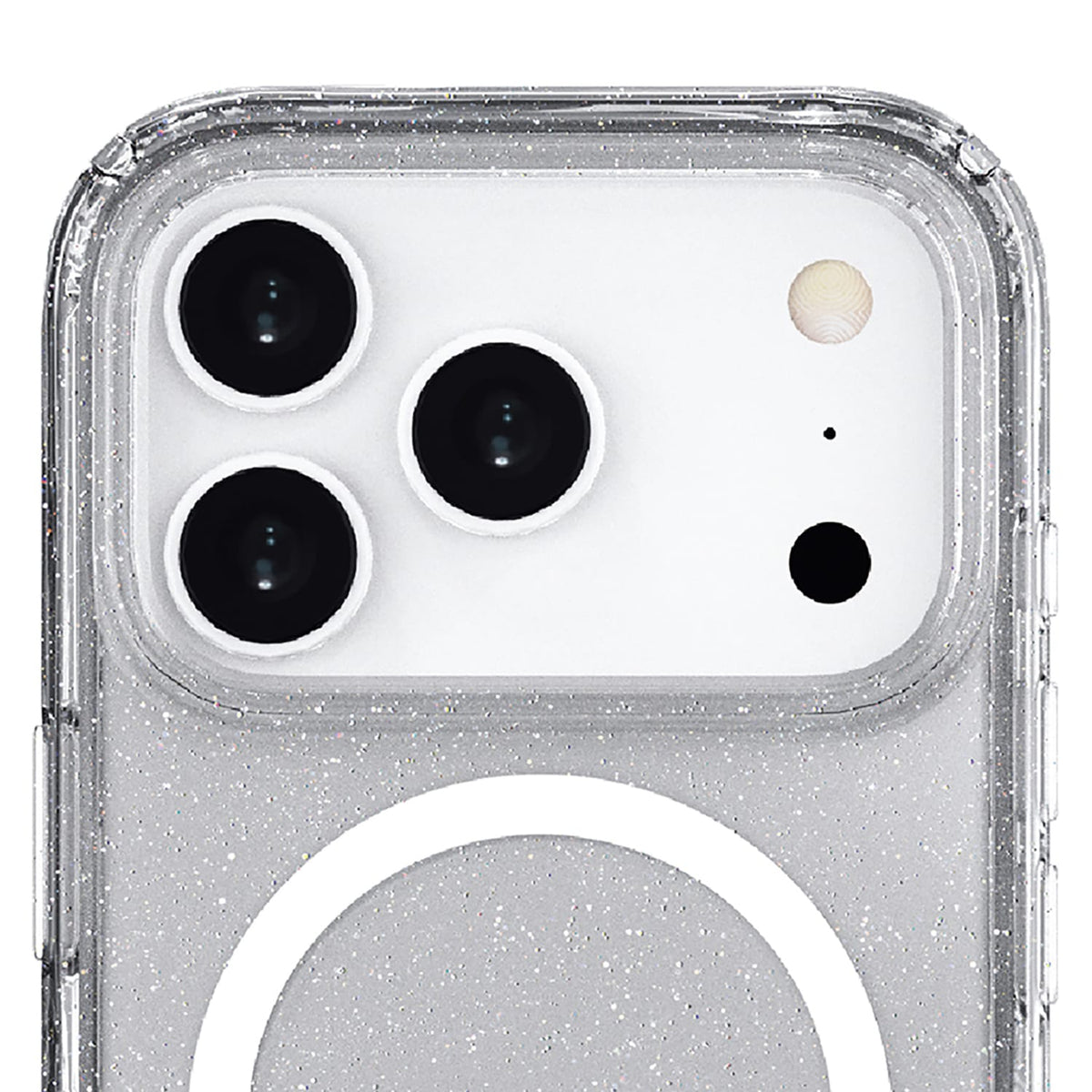 TUFF8 iPhone 18 Pro/17 Pro Glitz Clear Case, MagSafe Compatible