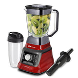 Koblenz LKM 9608 1400-Watt 68-Oz. Professional Blender, Black/Red