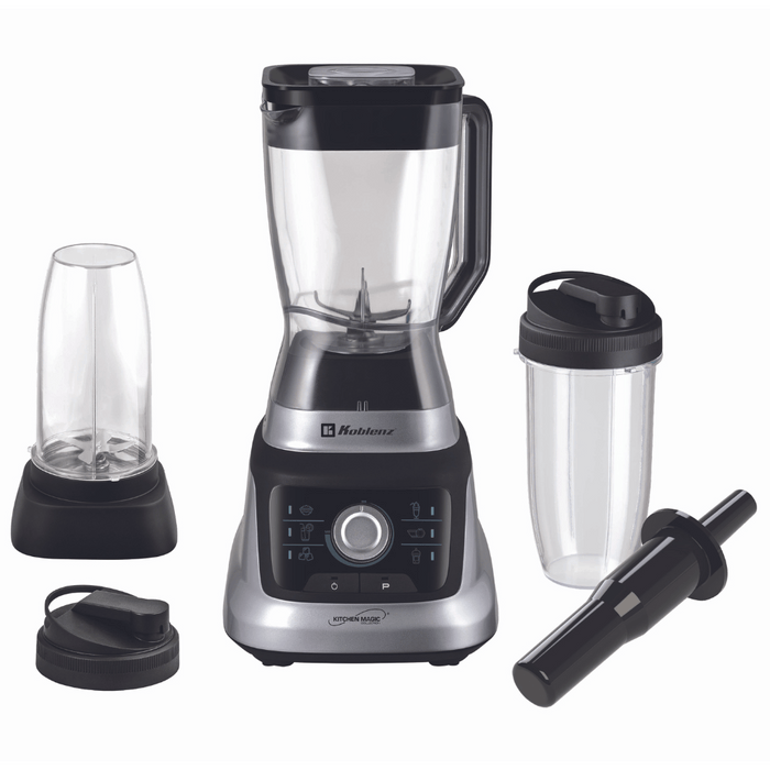 Koblenz LKM 9610 1400-Watt 68-Oz. Professional Blender, Black/Silver