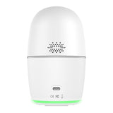 Lorex Wi-Fi 2K Dual-Lens Pan-Tilt-Digital Zoom Indoor Security Camera with Person and Animal Detection, White, W463AQD-E