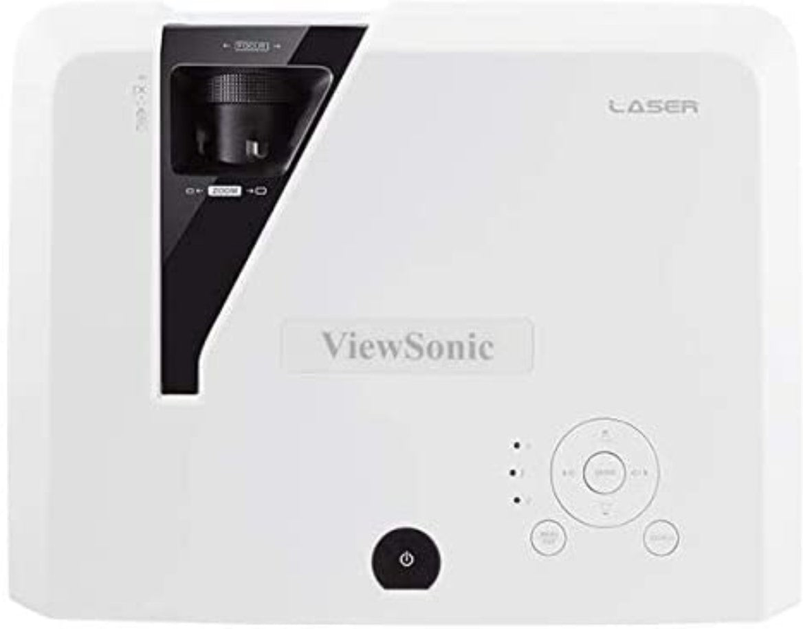 ViewSonic LS700-4K-S 4K UHD 3300 Lumens 3D HDR Content Support and Dual HDMI for Home Theater Laser Projector - Certified Refurbished