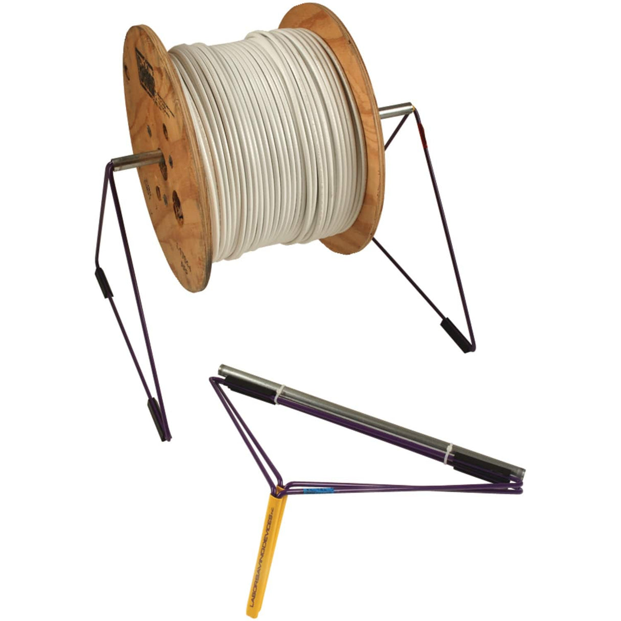 Labor Saving Devices 20-In. DeCoil-Zit Collapsible Wire Reel and Cable Holder