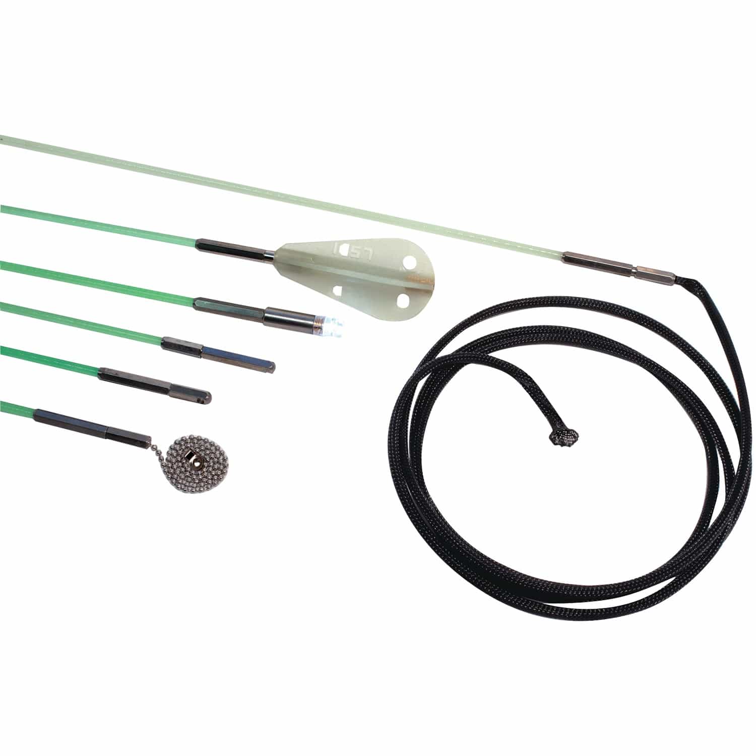 Labor Saving Devices 36-Ft. Creep-Zit Pro FiberFuse Wire-Running Rod Kit