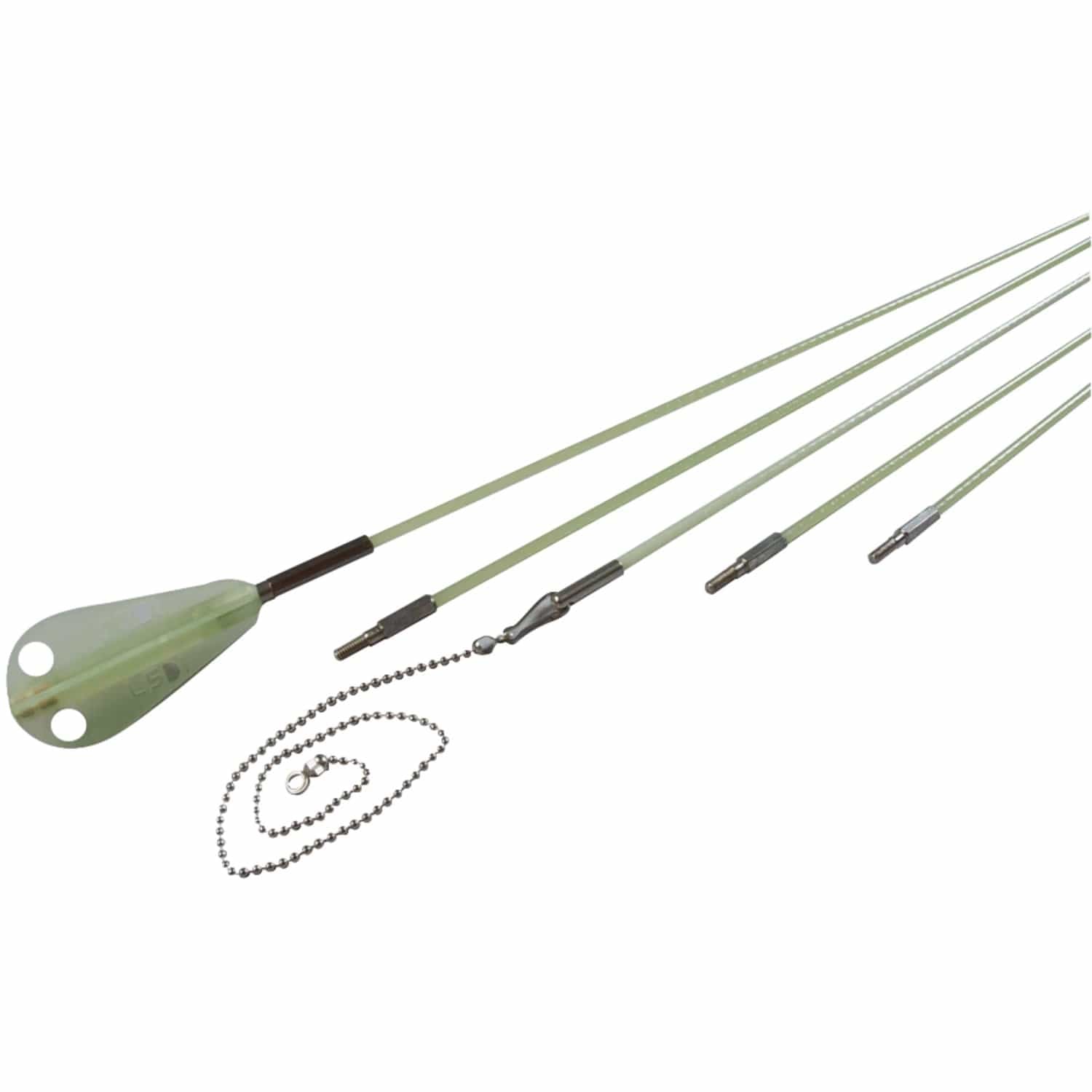 Labor Saving Devices 30-Ft. Creep-Zit FiberFuse Luminous Wire-Running Rod Kit, 81-230