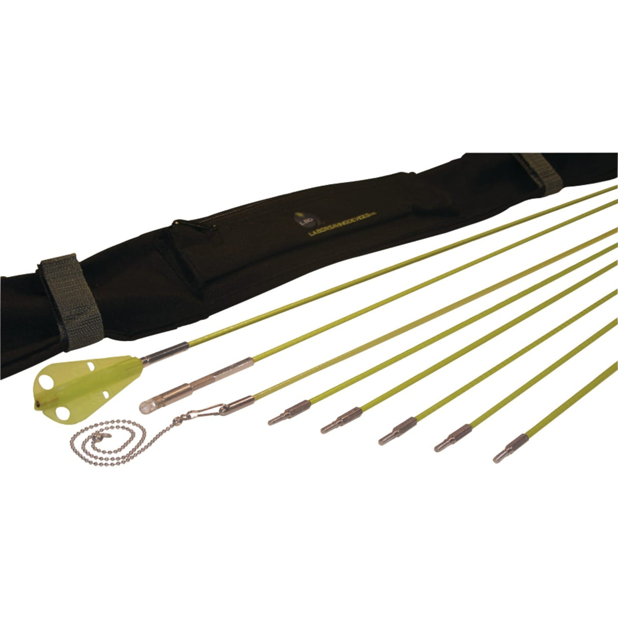 Labor Saving Devices 24-Ft. Creep-Zit Compact FiberFuse Wire-Running Rod Kit