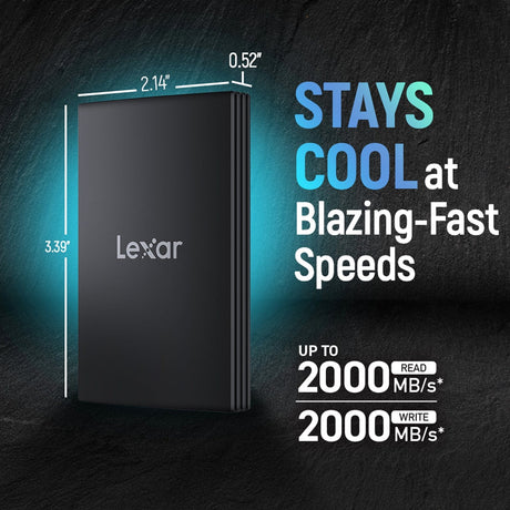 Lexar ARMOR 700 USB 3.2 Portable SSD, 2 TB