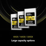 Lexar Professional CFexpress Type A Card GOLD Series, 80 GB, 80 GB