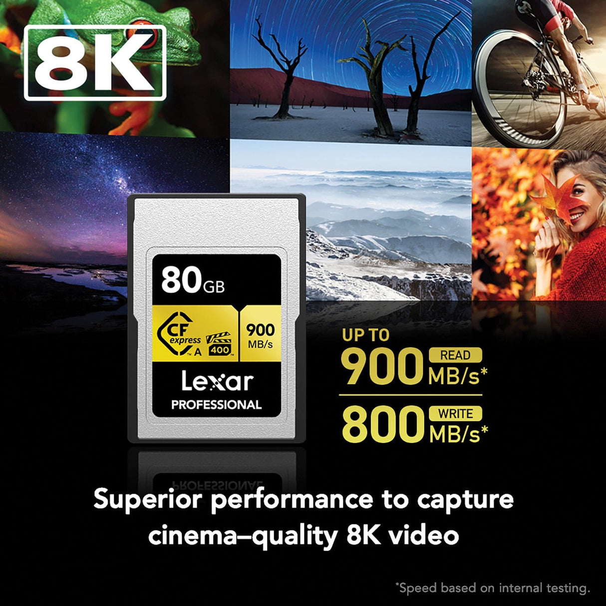 Lexar Professional CFexpress Type A Card GOLD Series, 80 GB, 80 GB