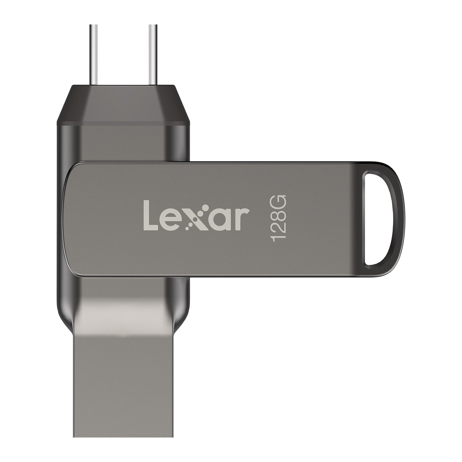 Lexar JumpDrive D400 USB 3.1 Dual Drive with USB-C and USB-A Connectors, 128 GB