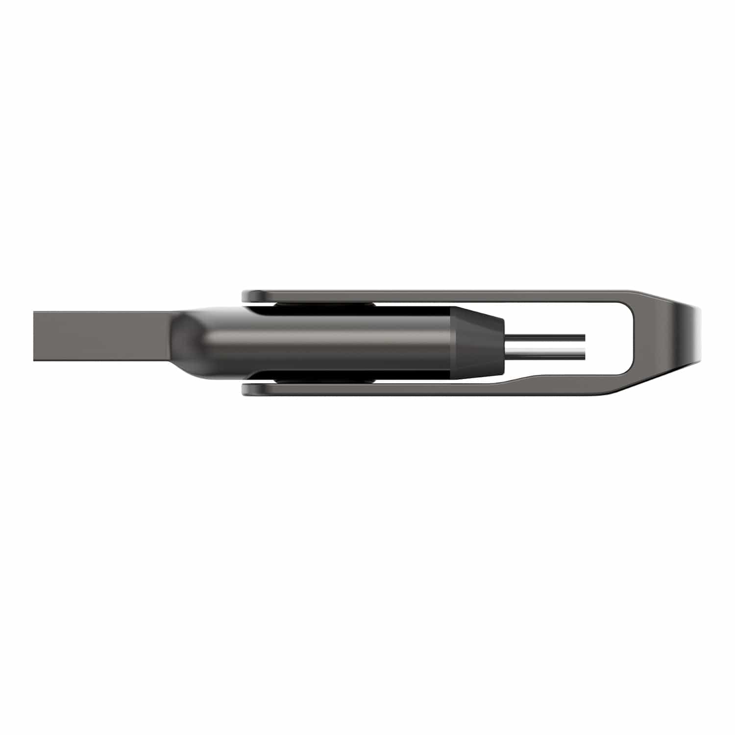 Lexar JumpDrive D400 USB 3.1 Dual Drive with USB-C and USB-A Connectors, 256 GB