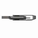 Lexar JumpDrive D400 USB 3.1 Dual Drive with USB-C and USB-A Connectors, 256 GB