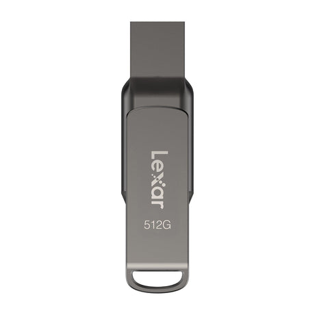 Lexar JumpDrive D400 USB 3.2 Gen 1 Dual Drive with USB-C and USB-A Connectors, 512 GB