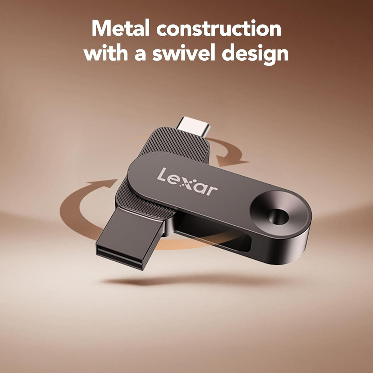 Lexar JumpDrive D500 USB 3.2 Gen 1 Solid-State Dual Drive with USB-C and USB-A Connectors, 1 TB