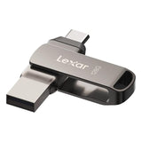 Lexar JumpDrive D500 USB 3.2 Gen 1 Solid-State Dual Drive with USB-C and USB-A Connectors, 128 GB