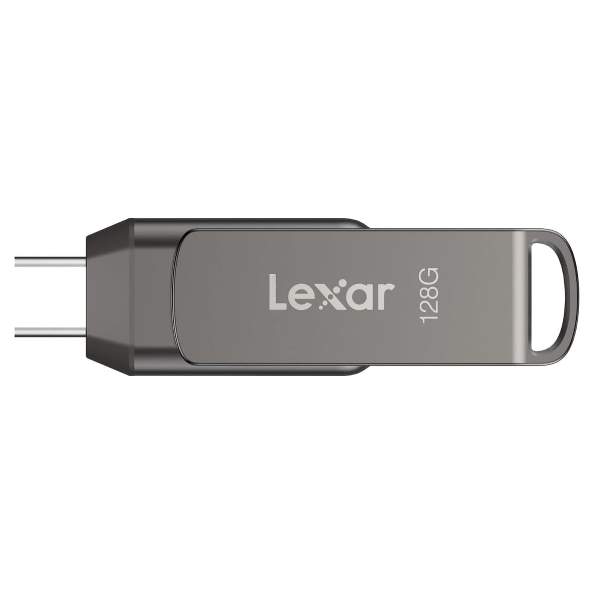 Lexar JumpDrive D500 USB 3.2 Gen 1 Solid-State Dual Drive with USB-C and USB-A Connectors, 128 GB
